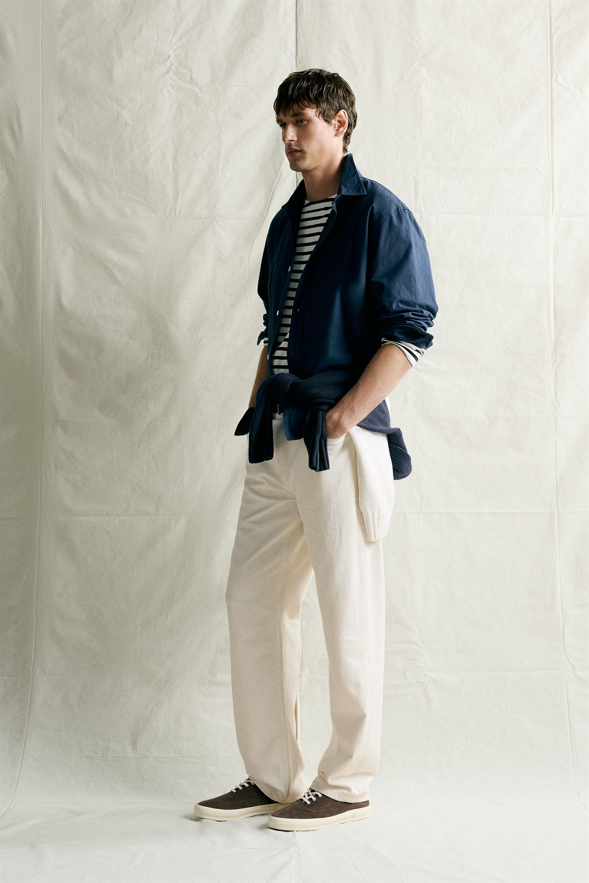 COTTON & HEMP RELAXED STRAIGHT JEANS
